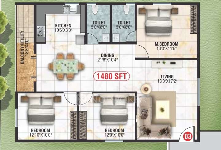 3 BHK Flat In Oneiro Aarambham For Sale  In Whitefield