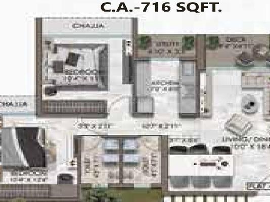 2 BHK Flat In Kamdhenu Pinnacle For Sale  In Nerul