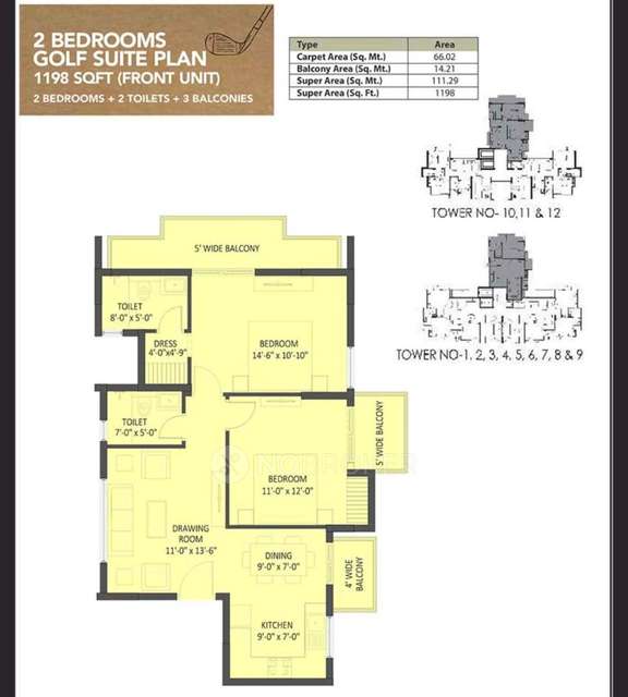 2 BHK Flat In Omaxe Hemisphere For Sale  In Greater Noida