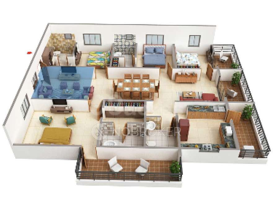 4 BHK Flat In Jains Fairmount Sri Ram Garden, Kompally For Sale  In Kompally