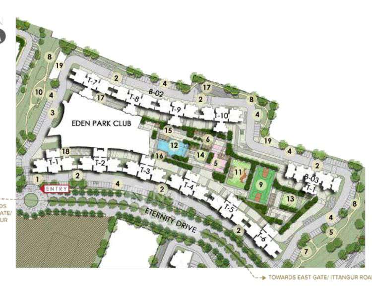 1 BHK Flat In Eden Park At The Prestige City For Sale  In Sarjapura