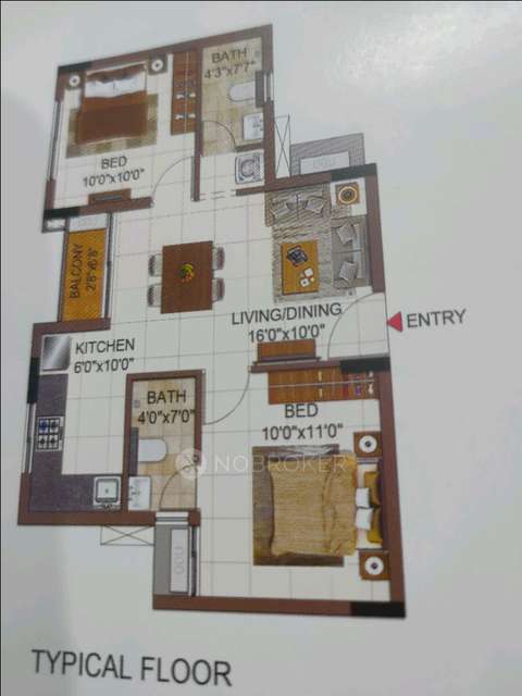 2 BHK Flat In Casagrande South Brooke For Sale  In Kelambakkam - Vandalur Rd