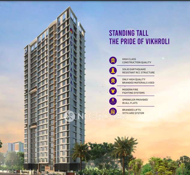 2 BHK Flat In Adityaraj Breeze for Rent  In Vikhroli East