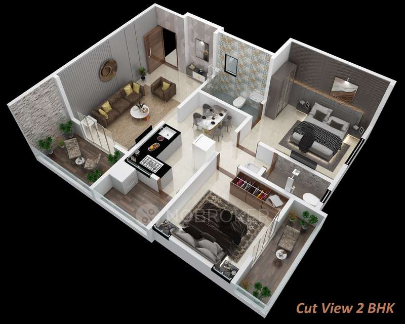 2 BHK Flat In Mohan Nagar Chs, Baner For Sale  In Baner