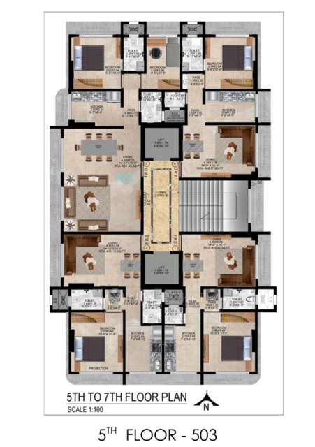 2 BHK Flat In Manshi Aura, Goregaon West For Sale  In Road Number 15