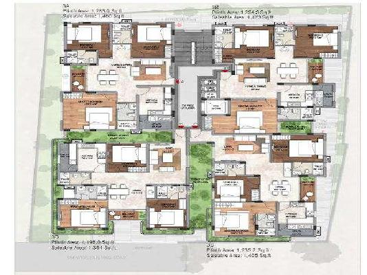 3 BHK Flat In Vgn Seattle For Sale  In Mogappair