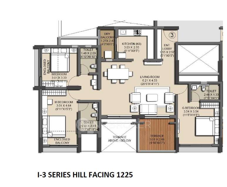 3 BHK Flat In  Pride Platinum Plus, Baner For Sale  In Baner