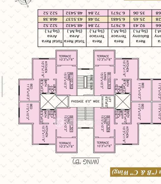 1 BHK Flat In B-301 for Rent  In Elegance Park