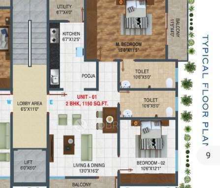 2 BHK Flat In Abhinay Woods For Sale  In Bangalore