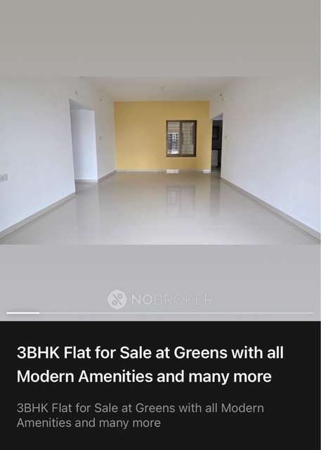 3 BHK Flat In Greens Housing Society,thergaon For Sale  In Greens