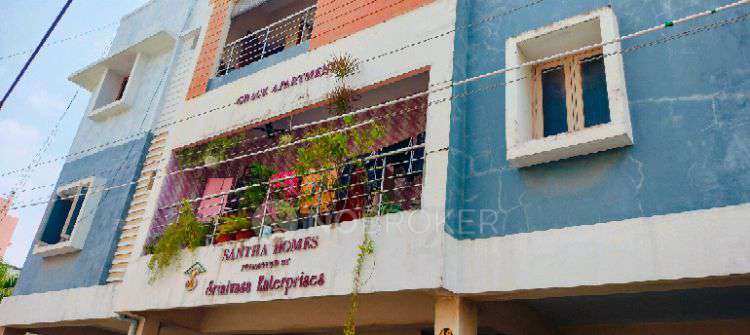 2 BHK Flat In Santha Grace Apartment for Rent  In 19, Athilaxmi Nagar Rd, 3rd Layout, Sarathy Nagar Extension, Adilakshmi Nagar, Lakshmipuram, Chennai, Tamil Nadu 600099, India