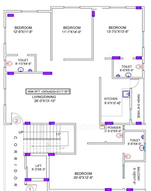 4 BHK Flat In My Home For Sale  In Jana Chaitanya Phase Ii