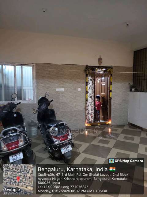 1 BHK House for Rent  In Xpx5+x3h, 47, 3rd Main Rd, Om Shakti Layout, 2nd Block, Ayyappa Nagar, Krishnarajapuram, Bengaluru, Karnataka 560036, India