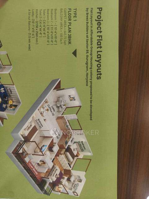 3 BHK Flat In Global Heights  For Sale  In Sector 89