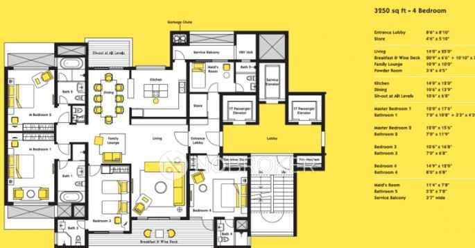 4+ BHK Flat In One North Panchshil Realty for Rent  In Magarpatta City, Pune