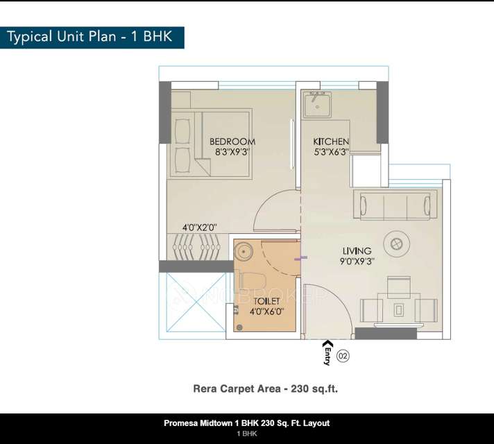 1 BHK Flat In Darshan Promesa Midtown, Chembur for Rent  In Chembur
