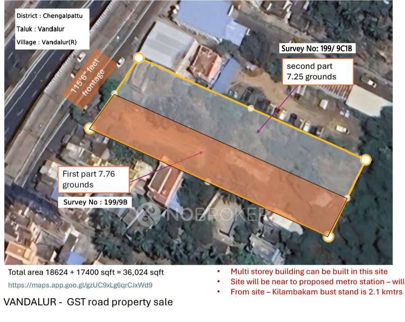 Plot For Sale  In Vandalur