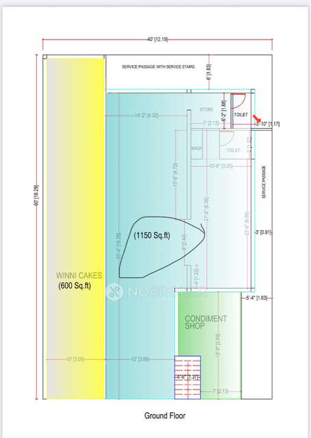 Restaurant/Cafe in Jp Nagar 5th Phase, Bangalore for Rent 
