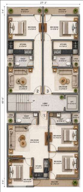 1 BHK Flat In Mahavir Encalve For Sale  In Mahavir Enclave