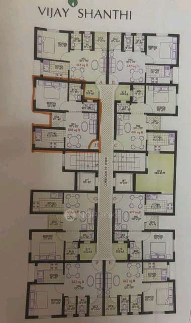 2 BHK Flat In Vijay Shanthi Lotus Pond for Lease  In .kelambakkam,