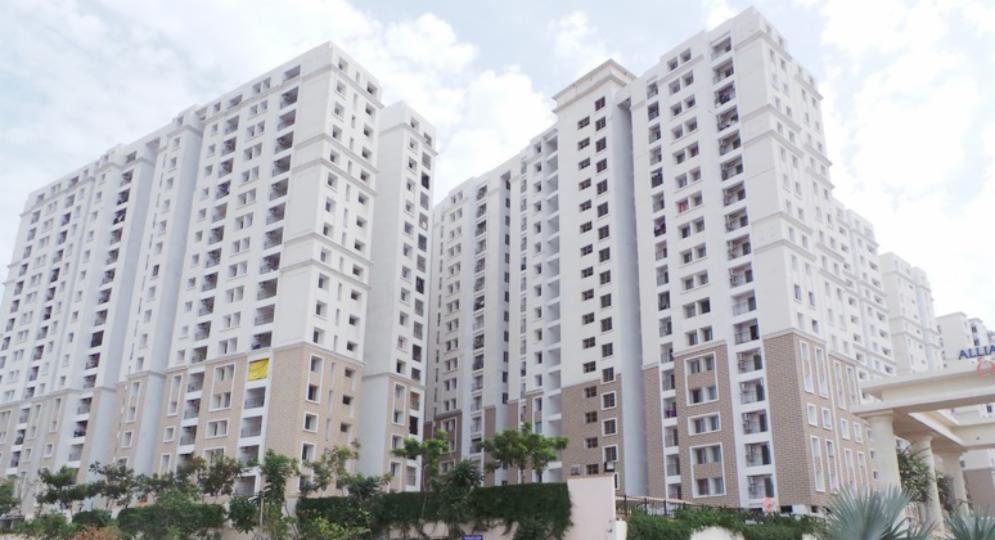 Alliance Orchid Springs Korattur Rent WITHOUT BROKERAGE Semifurnished 2 BHK Rental Flat in