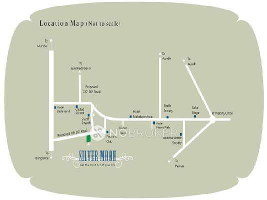 2 BHK Flat In Silver Moon Society for Rent  In Baner