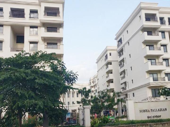 Sobha Palladian Yemalur Rent WITHOUT BROKERAGE Semifurnished 3 BHK